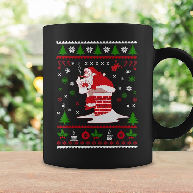 Pooping Santa Claus Ugly Christmas Sweater Coffee Mug Gifts ideas