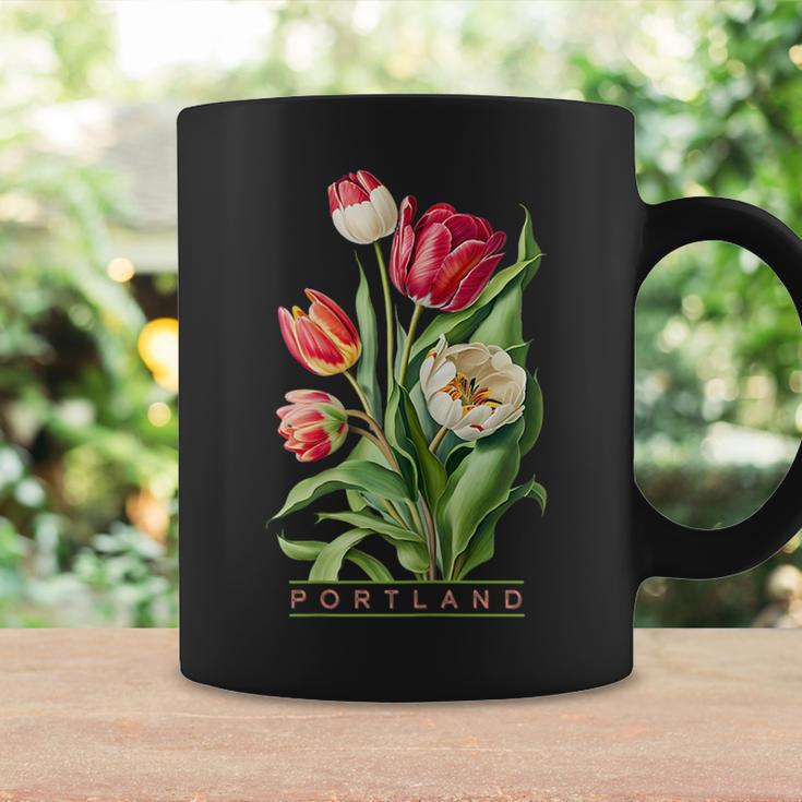 Portland Women Botanical Tulip Lovers Gardeners Souvenir Coffee Mug Gifts ideas