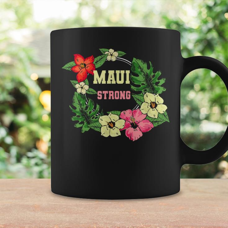 Pray For Maui Hawaii Strong Lahaina Hawaiian Floral Coffee Mug Gifts ideas