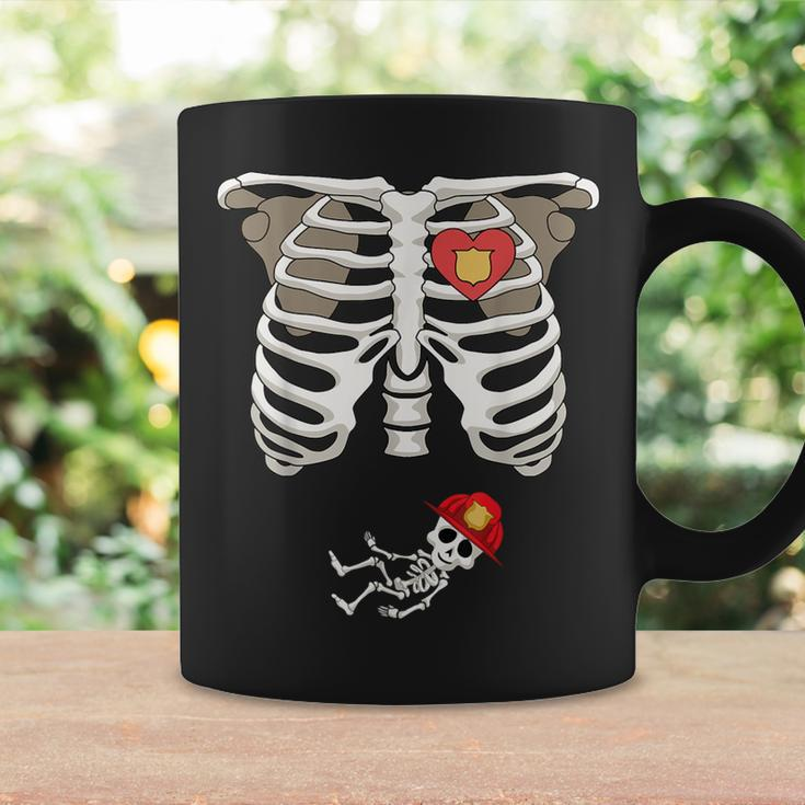Pregnancy Skeleton Rib Firefighter Bump Coffee Mug Gifts ideas