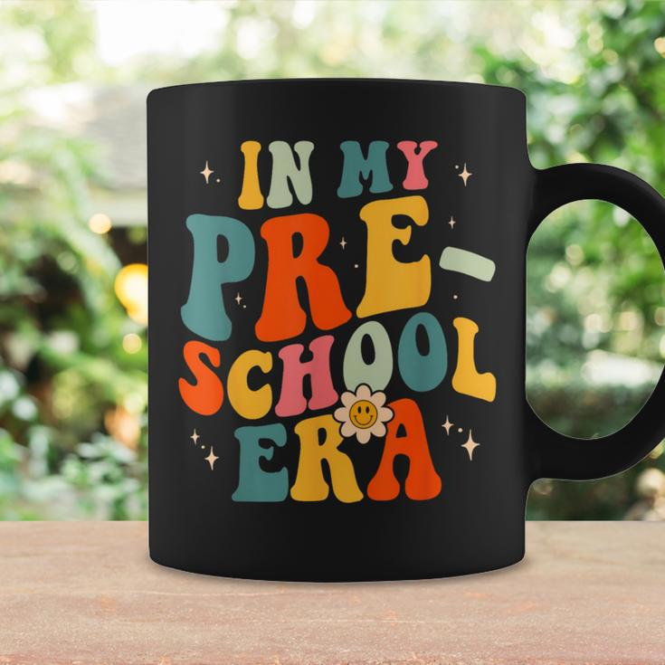 In My Preschool Teacher Era Prek Teacher Groovy Retro Coffee Mug Gifts ideas