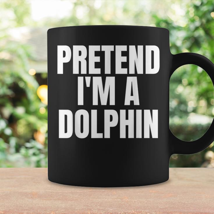 Pretend I'm A Dolphin Lazy Halloween Costume Coffee Mug Gifts ideas
