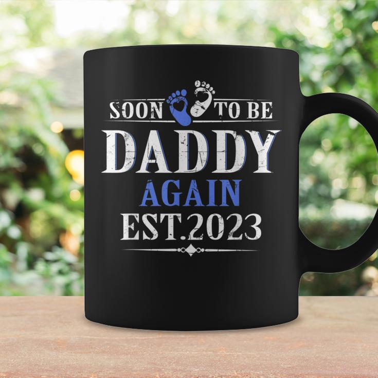 Promoted To Daddy Again 2023 Soon To Be Dad Again Coffee Mug Gifts ideas