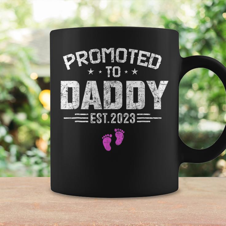 Promoted To Daddy Its A Girl 2023 New Dad Funny Fathers Day Coffee Mug Gifts ideas