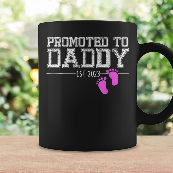Promoted To Daddy Its A Girl Est 2023 New Dad First Daddy Coffee Mug Gifts ideas