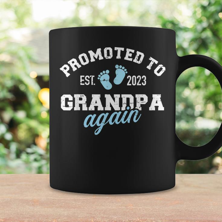Promoted To Great Grandpa Again 2023 Great Grandfather To Be Coffee Mug Gifts ideas