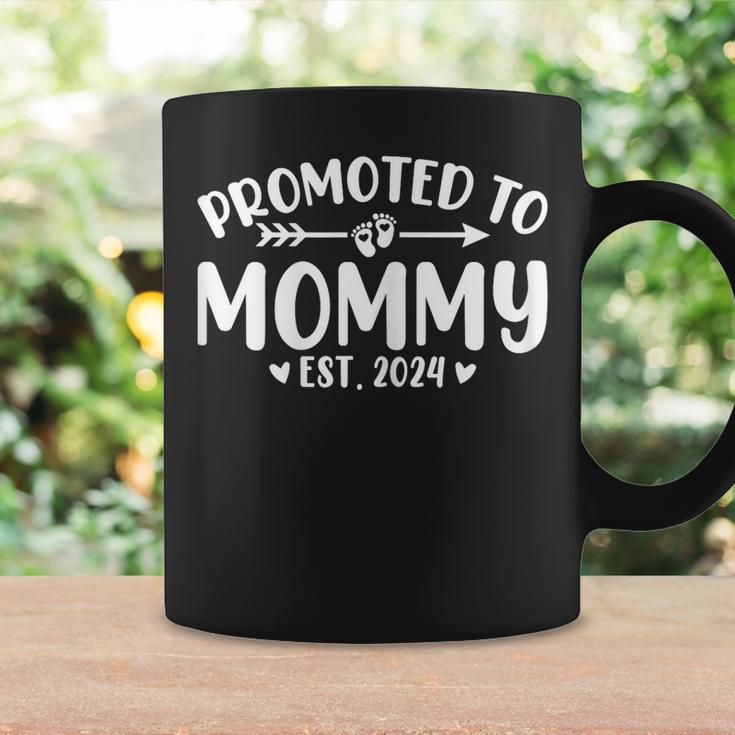 Promoted To Mommy 2024 Soon To Be Mom Baby Reveal To New Mom Coffee Mug Gifts ideas