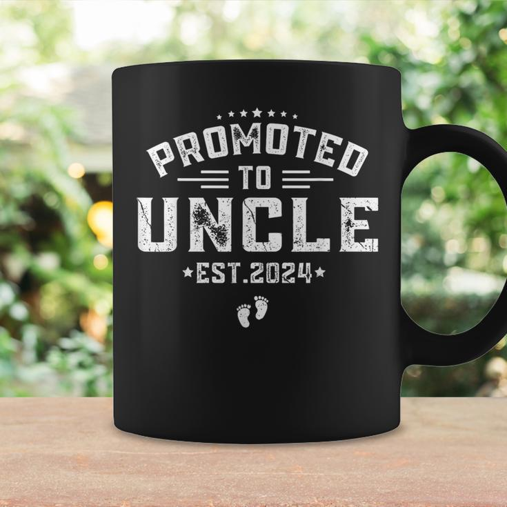 Promoted To Uncle 2024 Present For First Time New Uncle Coffee Mug Gifts ideas