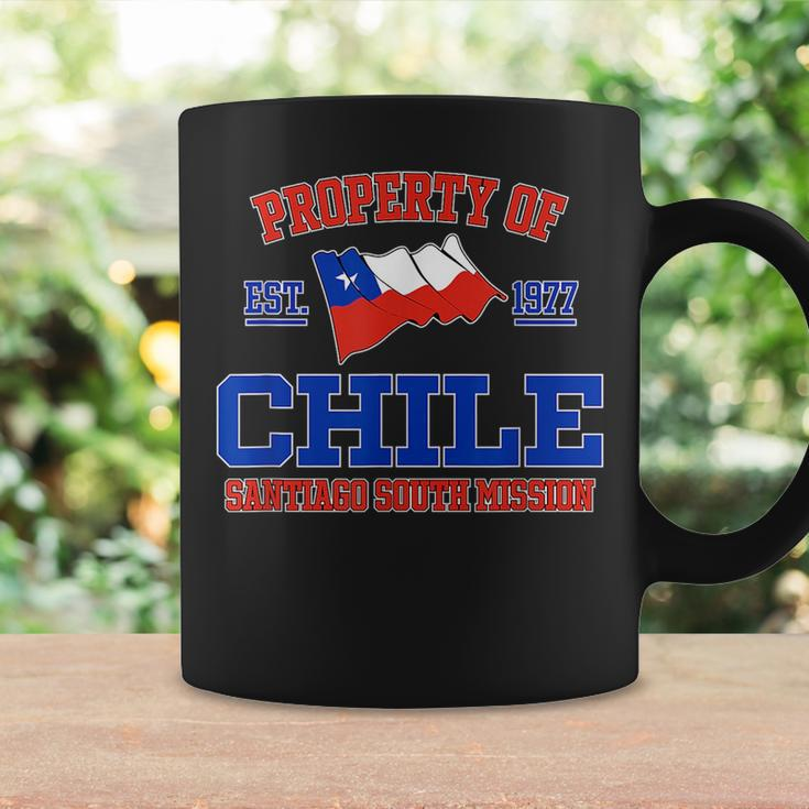 Property Of Chile Santiago South Mission Established 1977 Chile Funny Gifts Coffee Mug Gifts ideas