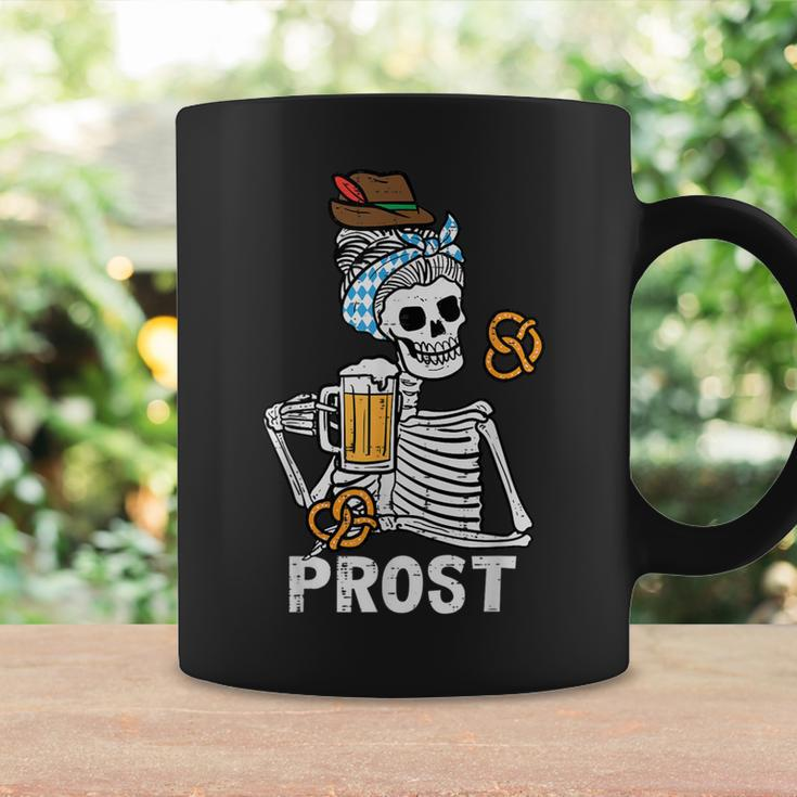 Prost Skeleton Bavarian Octoberfest German Oktoberfest Coffee Mug Gifts ideas