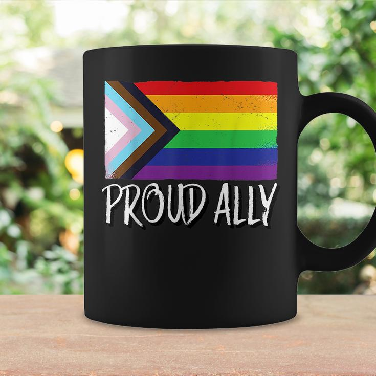 Proud Ally Pride Month Lgbt Transgender Flag Gay Lesbian Coffee Mug Gifts ideas