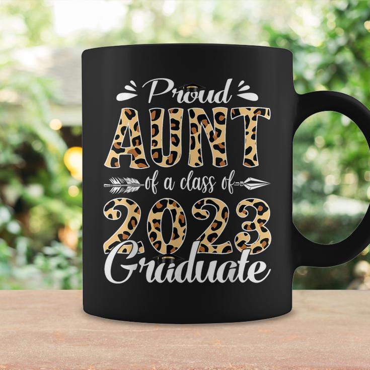 Proud Aunt Of A Class Of 2023 Graduate Leopard Senior 2023 Coffee Mug Gifts ideas
