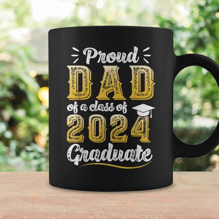 Proud Dad Of A Class Of 2024 Graduate Senior Graduation Coffee Mug Gifts ideas