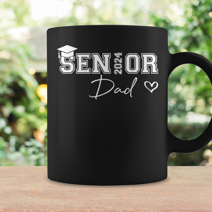 Proud Dad Cute Heart Graduate Senior 2024 Coffee Mug Gifts ideas