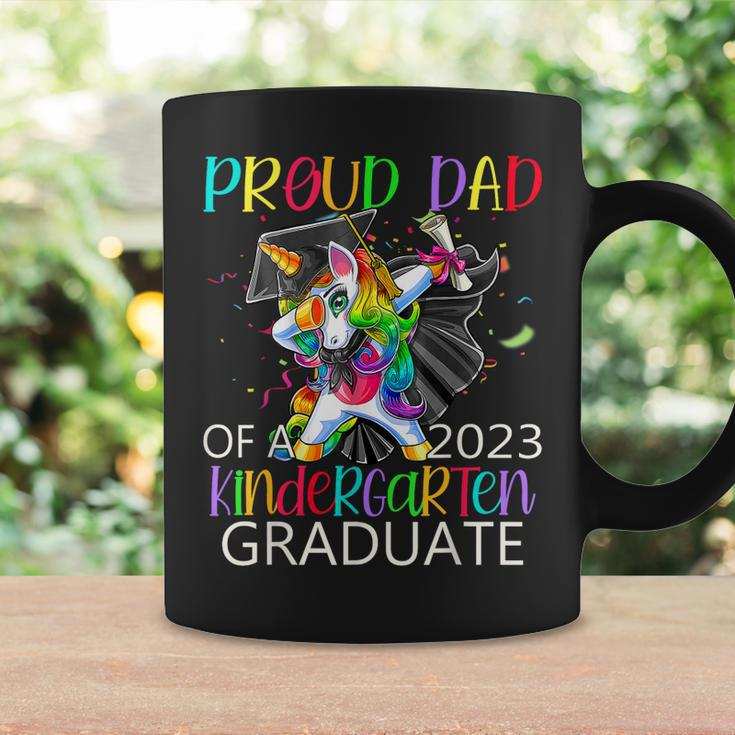 Proud Dad Of A 2023 Kindergarten Graduate Unicorn Dabbing Coffee Mug Gifts ideas