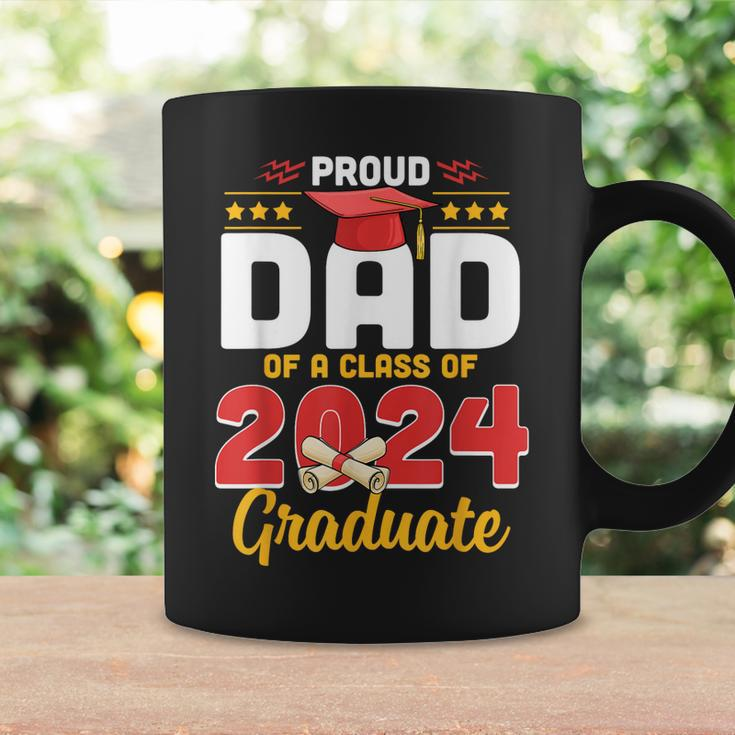 Proud Dad Of A Class Of 2024 Graduate Senior Men Family Coffee Mug Gifts ideas