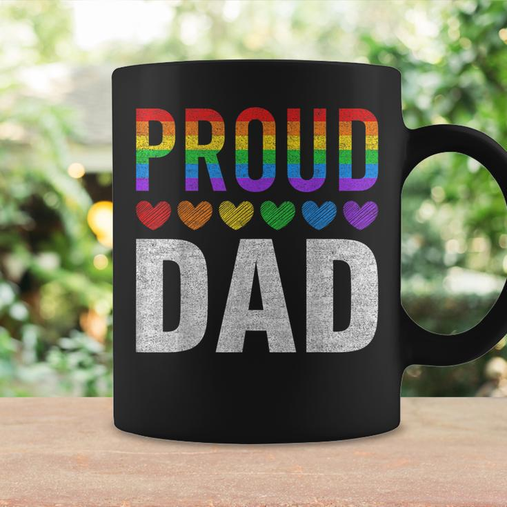 Proud Dad Of Gay Lesbian Lgbt Family Matching Pride Ally Coffee Mug Gifts ideas