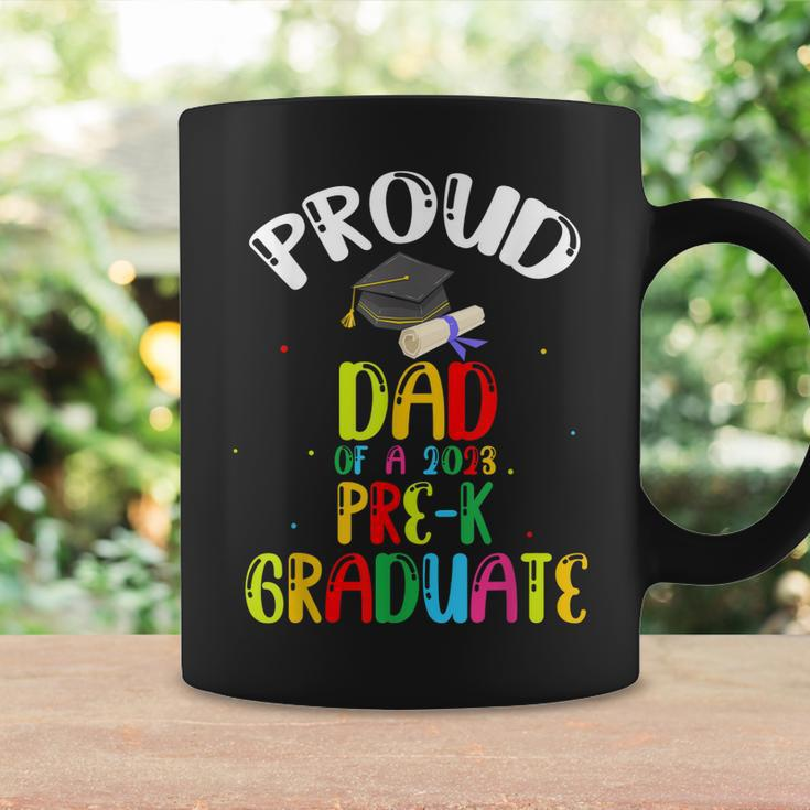 Proud Dad Of Preschool Graduate 2023 School Prek Graduation Coffee Mug Gifts ideas