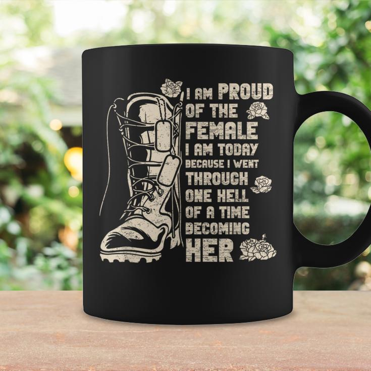 Proud Of The Female Boots Veteran Army Patriotic Men Coffee Mug Gifts ideas
