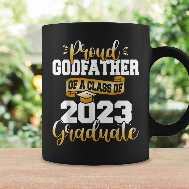 Proud Godfather Of A 2023 Graduate Funny Class Of 23 Senior Coffee Mug Gifts ideas