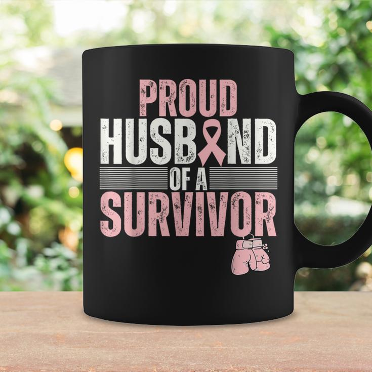 Proud Husband Of Survivor Breast Cancer Survivor Awareness Coffee Mug Gifts ideas