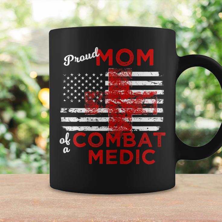 Proud Mom Of A Combat Medic Distressed American Flag Coffee Mug Gifts ideas