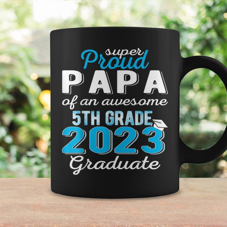 Proud Papa Of 5Th Grade Graduate 2023 Elementary Graduation Coffee Mug Gifts ideas