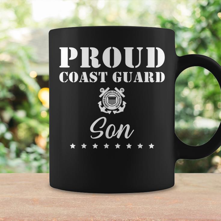 Proud Us Coast Guard Son Us Military Family Gift Funny Military Gifts Coffee Mug Gifts ideas