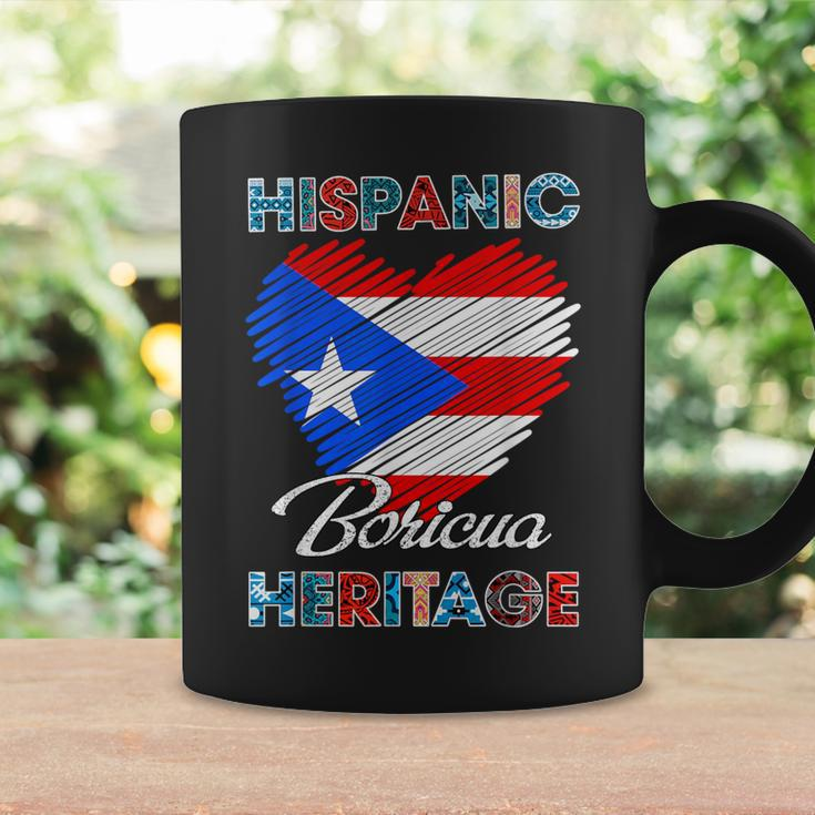 Puerto Rican Hispanic Heritage Boricua Puerto Rico Flag Coffee Mug Gifts ideas