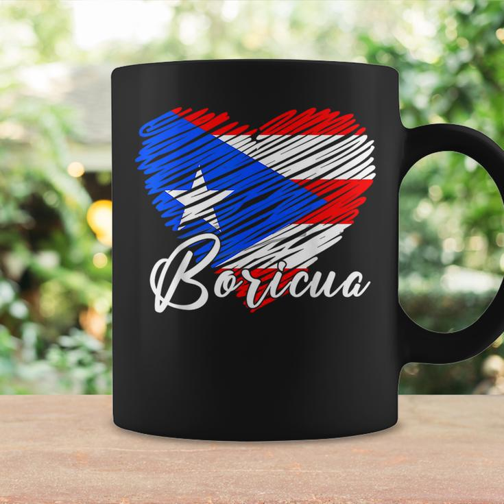 Puerto Rican Hispanic Heritage Boricua Puerto Rico Heart Coffee Mug Gifts ideas