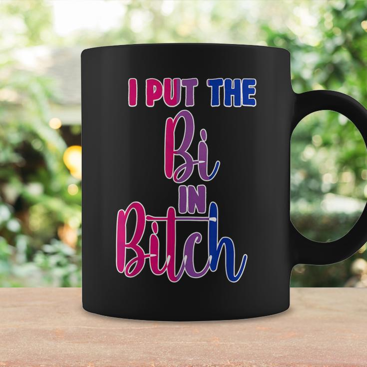 I Put The Bi In Bitch Bisexual Pride Flag Quote Coffee Mug Gifts ideas