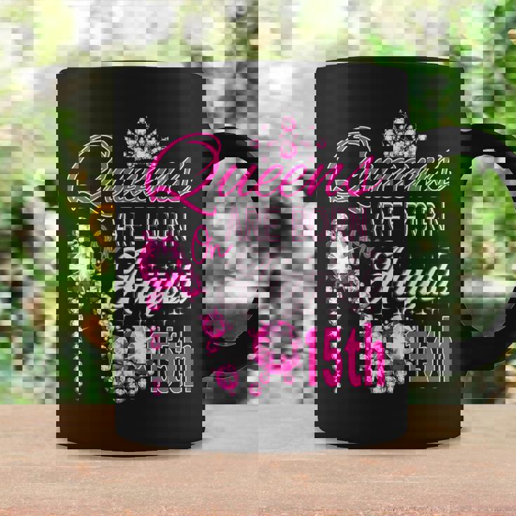 Queens Are Born On August 15Th Lion Queen Virgo Queen Girl Coffee Mug Gifts ideas