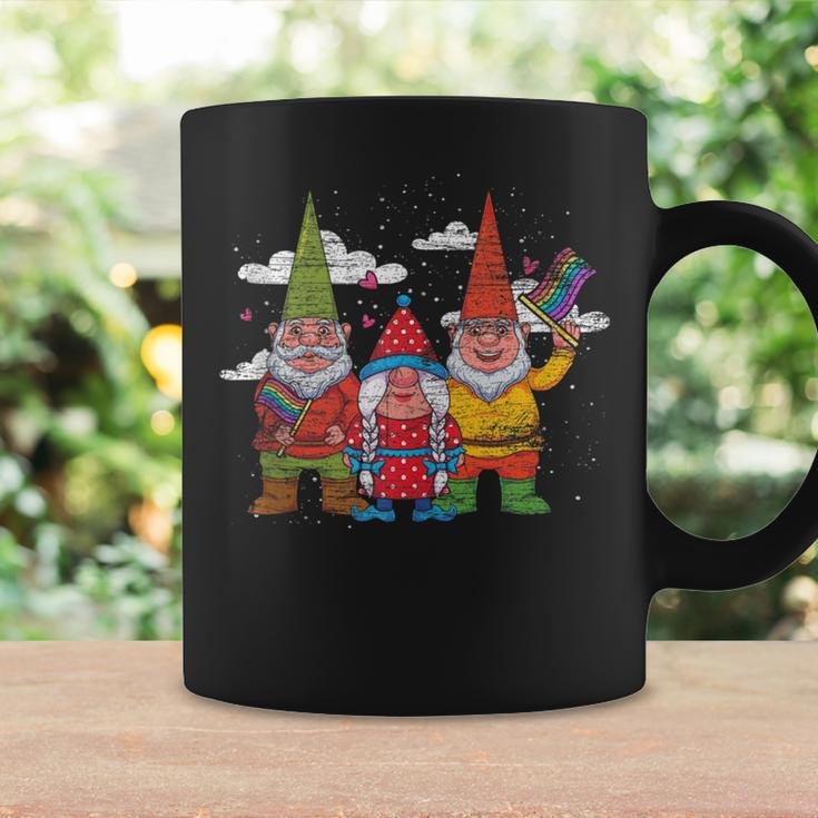 Rainbow Flag Garden Gnome Lgbt Queer Pride Nordic Gnome Coffee Mug Gifts ideas