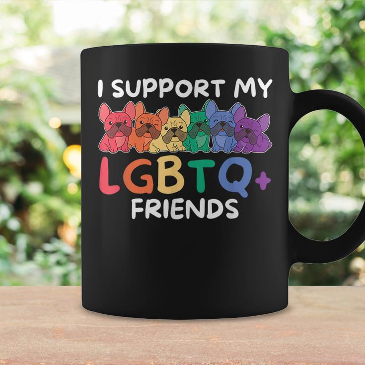 Rainbow Flag Gay Pride Lgbtq French Bulldog Coffee Mug Gifts ideas