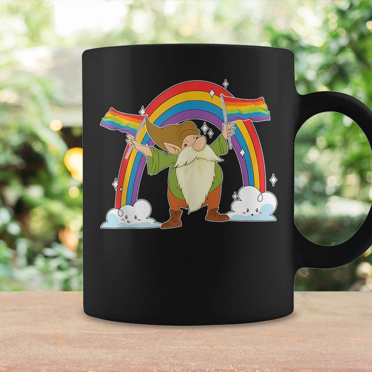 Rainbow Flag Nordic Gnome Lgbt Pride Month Garden Gnome Coffee Mug Gifts ideas