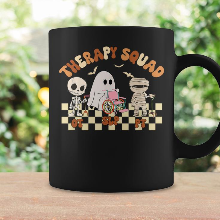 Therapy Squad Slp Ot Pt Groovy Halloween Speech Physical Coffee Mug Gifts ideas