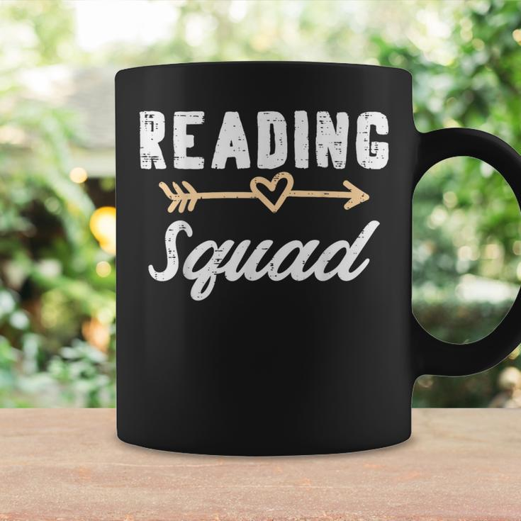 Reading Squad Book Lover Bookworm Teacher Librarian Coffee Mug Gifts ideas