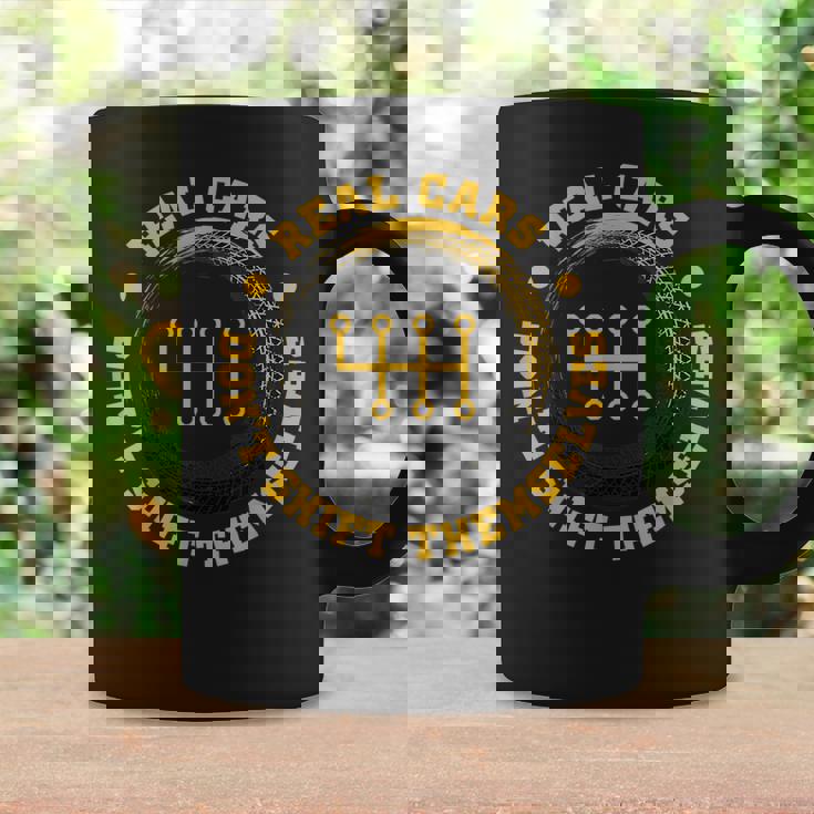 Real Cars Dont Shift Themselves Classic Lover Speed Drifting Cars Funny Gifts Coffee Mug Gifts ideas