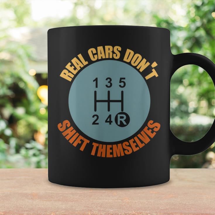 Real Cars Dont Shift Themselves Manual Transmission Vintage Cars Funny Gifts Coffee Mug Gifts ideas