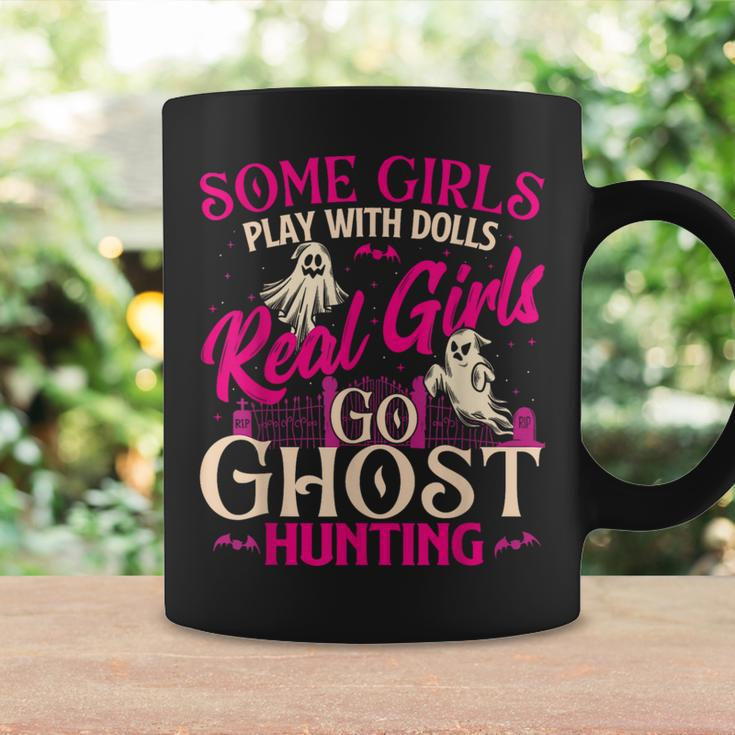 Real Girls Go Ghost Hunting Ghosts Paranormal Researcher Coffee Mug Gifts ideas