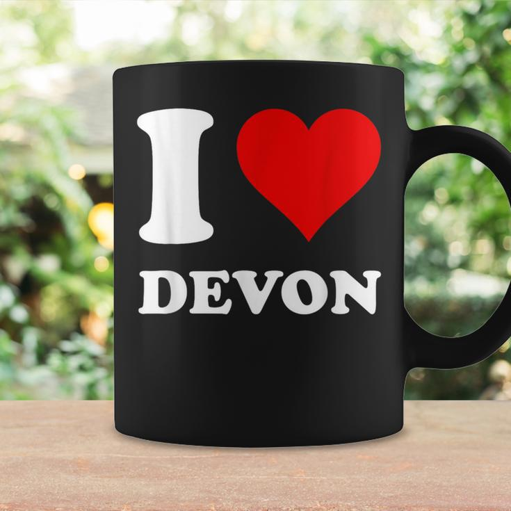 Red Heart I Love Devon Coffee Mug Gifts ideas
