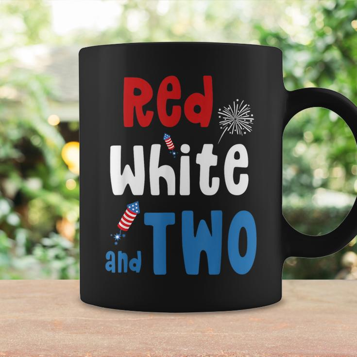 Red White And Two Birthday 4Th Of July American 2Nd Birthday Coffee Mug Gifts ideas