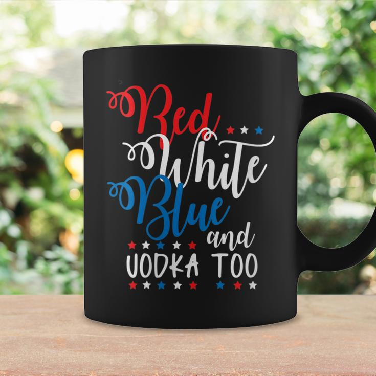 Red White Vodka Funny Alcohol Usa 4Th July Coffee Mug Gifts ideas