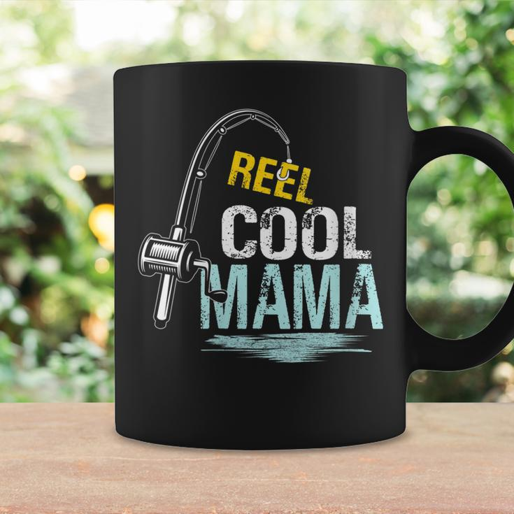 Reel Cool Mama Fishing Fisherman Funny Retro Gift For Womens Gift For Women Coffee Mug Gifts ideas