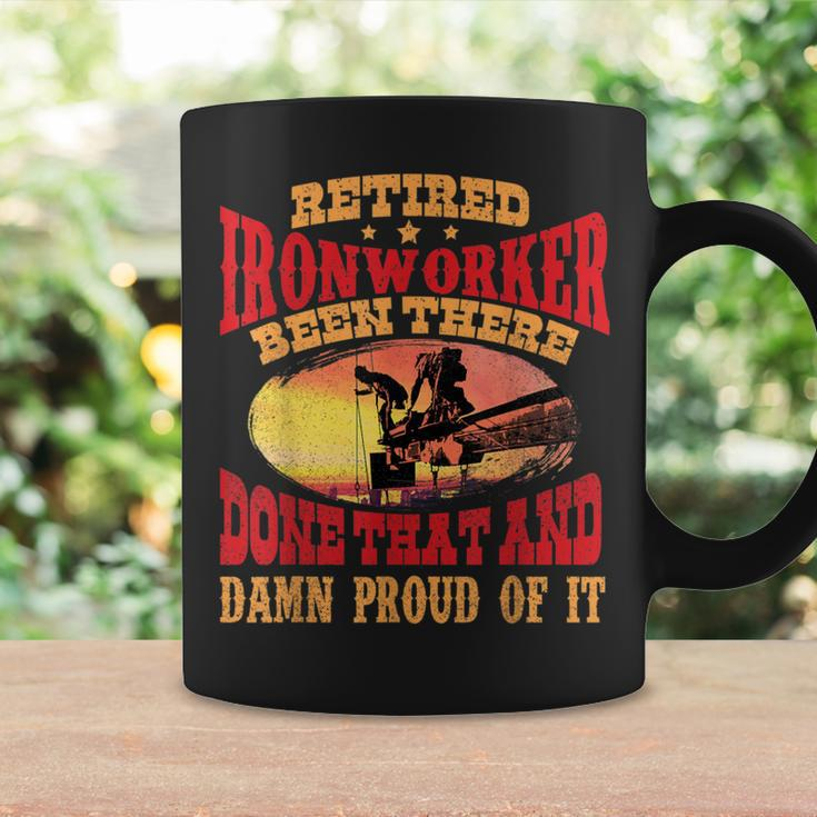 Retired Ironworker Retirement Grandpa Rodbuster Workers Coffee Mug Gifts ideas