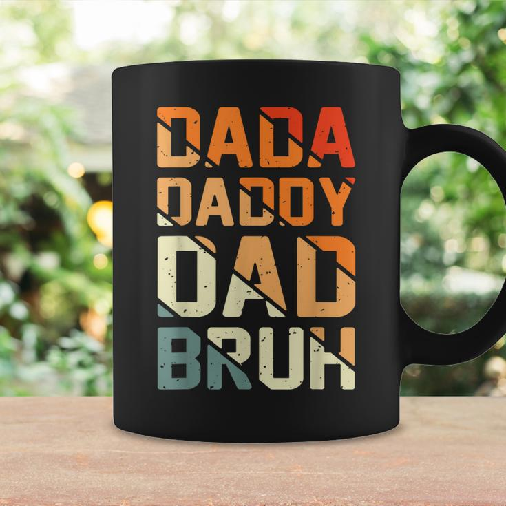 Retro Dada Daddy Dad Bruh Fathers Day Vintage Funny Father Coffee Mug Gifts ideas
