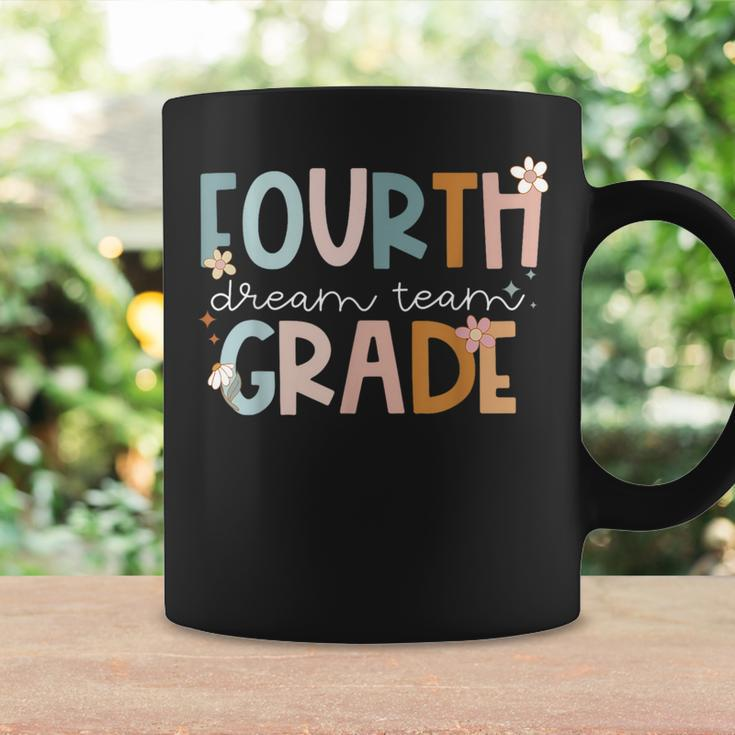 Retro Fourth Grade Dream Team Groovy Teacher Back To School Coffee Mug Gifts ideas