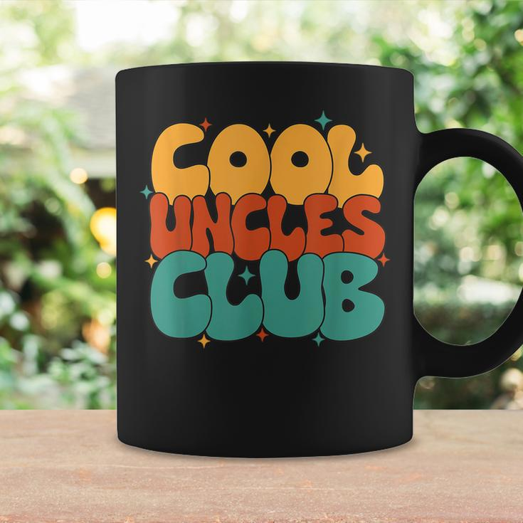 Retro Groovy Cool Uncles Club Funny New Uncle Funny Gifts For Uncle Coffee Mug Gifts ideas