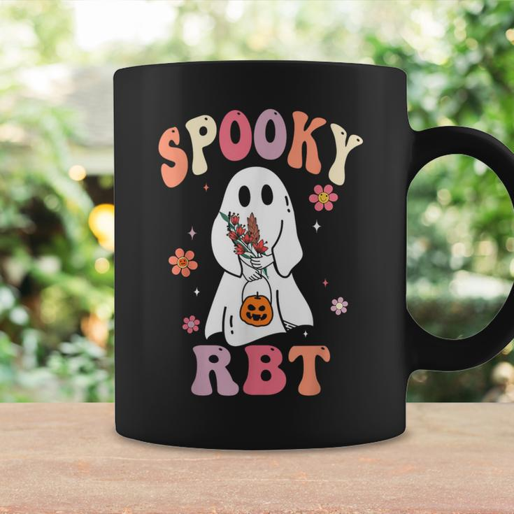 Retro Spooky Rbt Behavior Technician Halloween Rbt Therapist Coffee Mug Gifts ideas