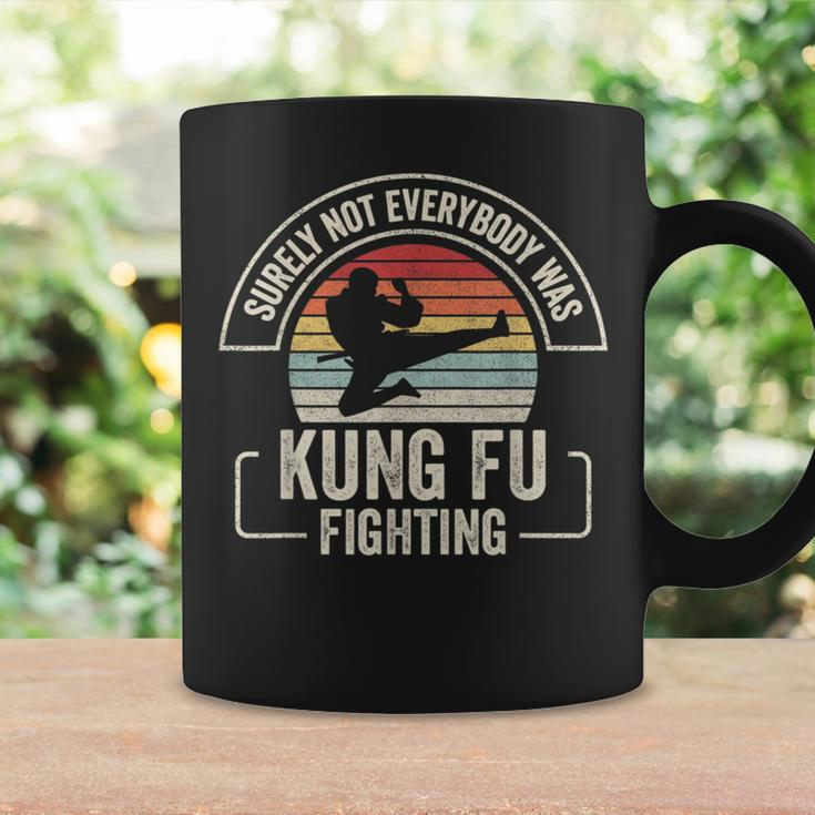 Retro Vintage Surely Not Everybody Was Kung Fu Fighting Coffee Mug Gifts ideas